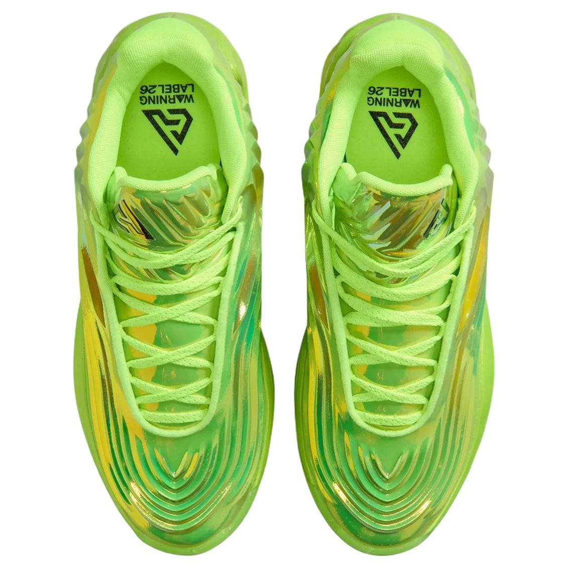 Кроссовки для баскетбола Nike Giannis Freak 7 Отскок Сцепление Баскетбольные кроссовки Мужские Неон Зеленый - изображение 4