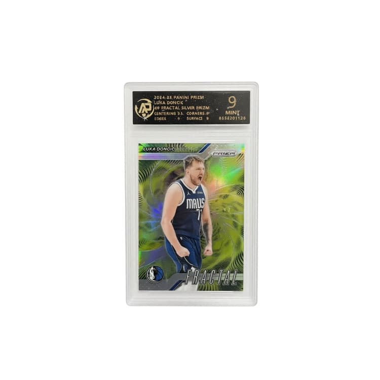 PANINI PRIZM Лука Дончич 77 Зеленая Энергия Рефракция Классическая Коллекция Сертифицированные Карты 1 Упаковка - изображение 1