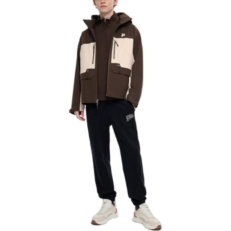 Куртка FILA FUSION FILA FUSION X Куртка Мужская Темно-Каштановый Коричневый - изображение 4