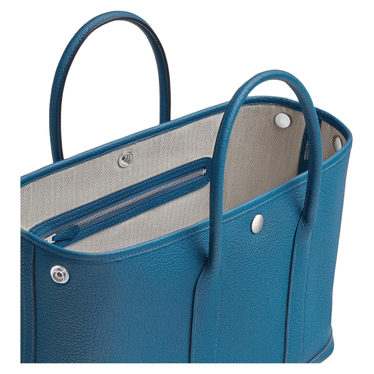 Сумка HERMES Garden Party 30 Negonda 30 C1 Bleu Outremer - изображение 3