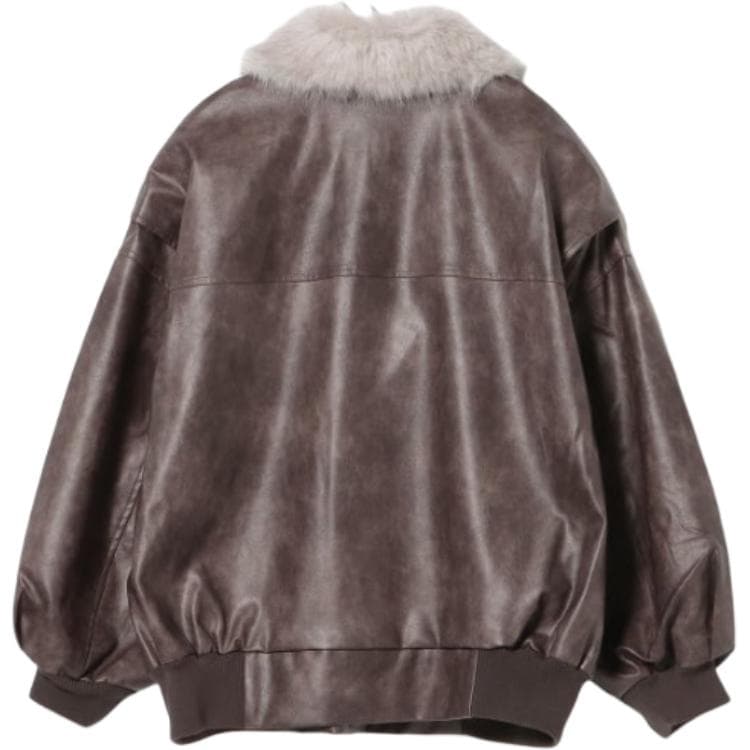 Beams SS26 Кожаная Куртка Женская - изображение 2