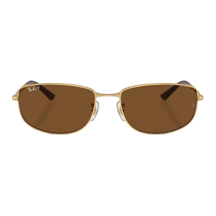 Солнцезащитные очки RayBan Квадратные Солнцезащитные Очки Унисекс Золото - изображение 2