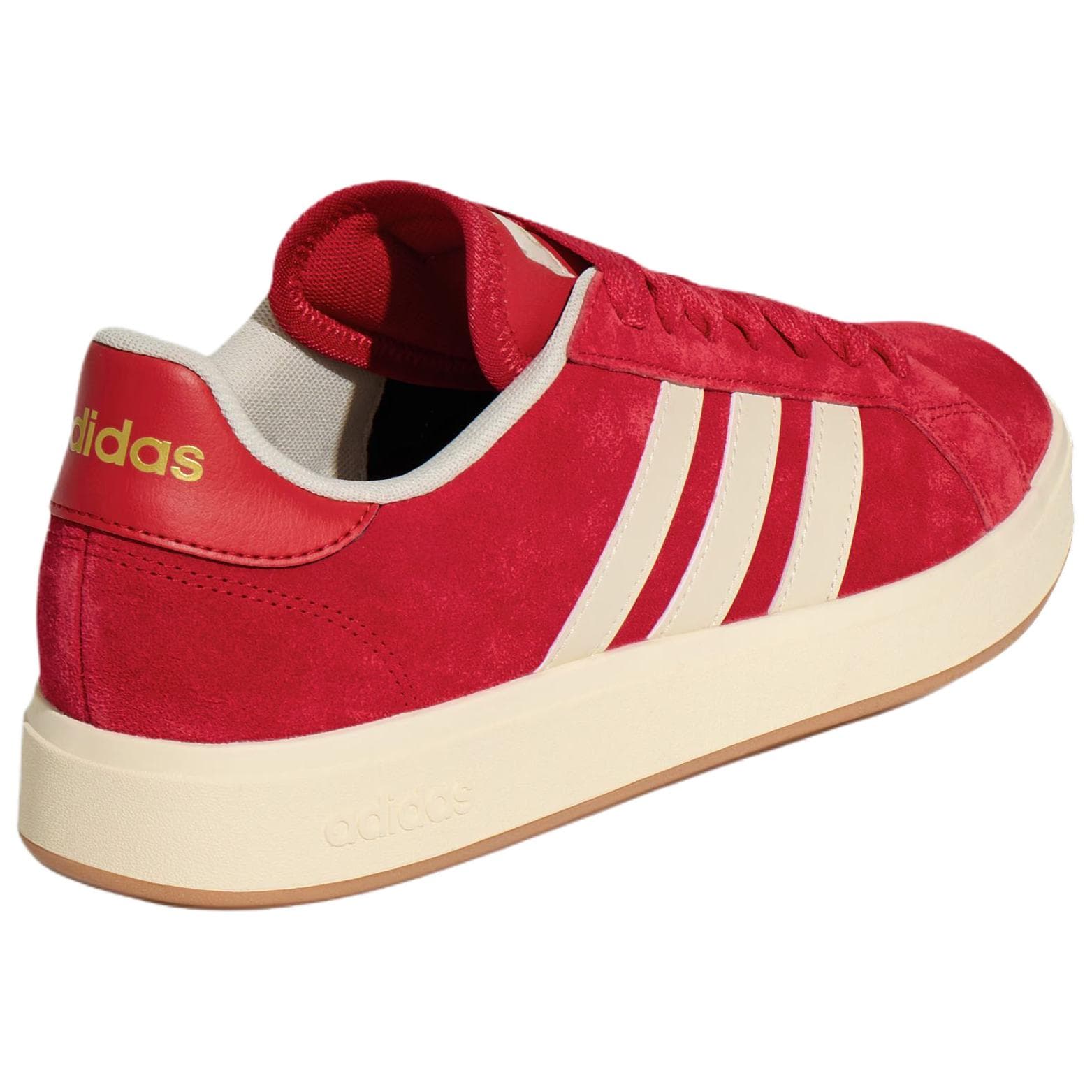 Кроссовки Adidas Grand Court Base 00s Устойчивый к истиранию Дышащая Низкая Скейтборд Обувь Унисекс Красная - изображение 4