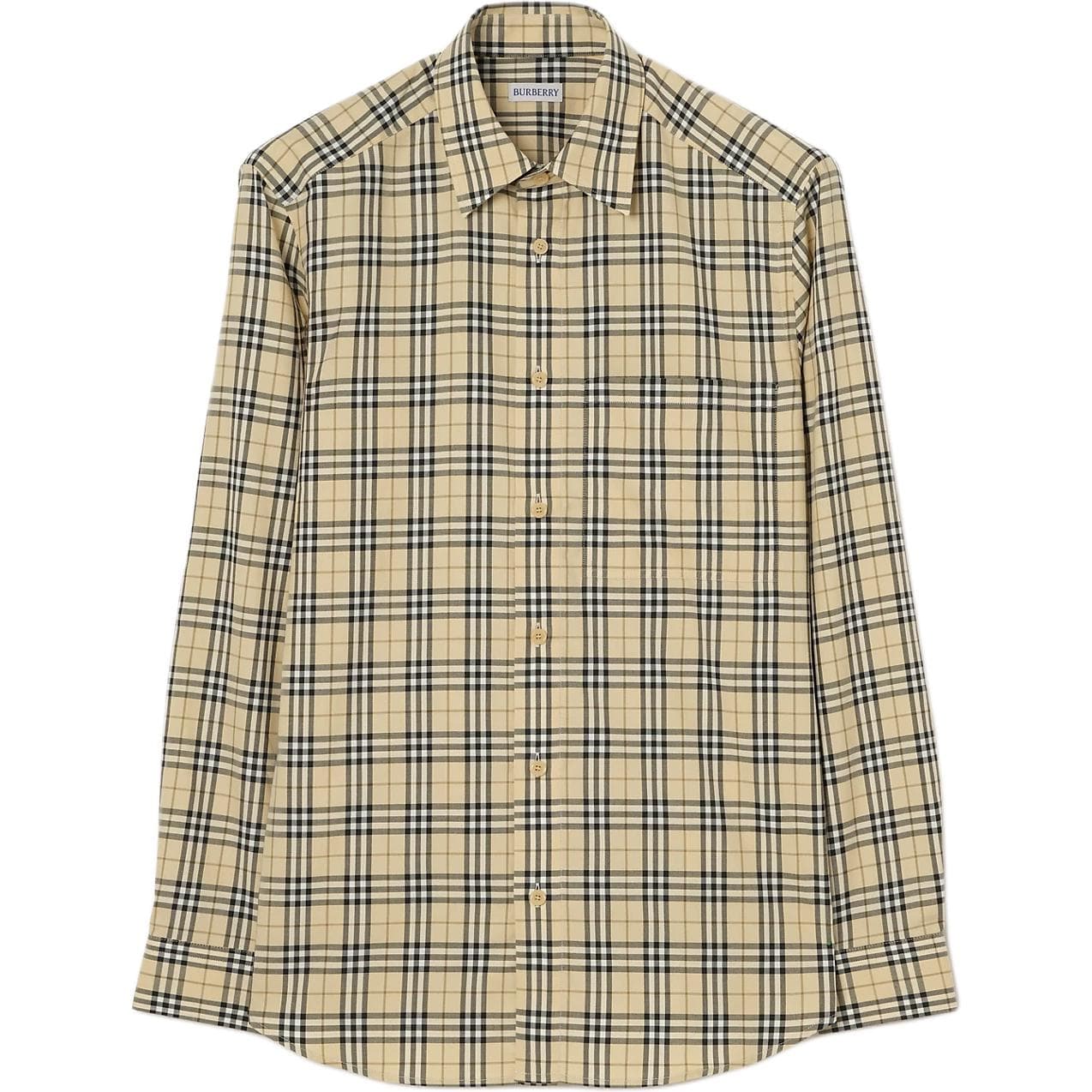 Рубашка Burberry Песочный Мужские Рубашки - изображение 1