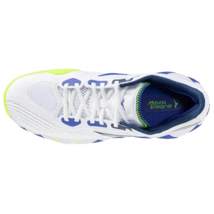 Кроссовки для тенниса Mizuno WAVE ENFORCE TOUR 2 Low Топ Теннисные Кроссовки Унисекс Белый Синий Желтый - изображение 2
