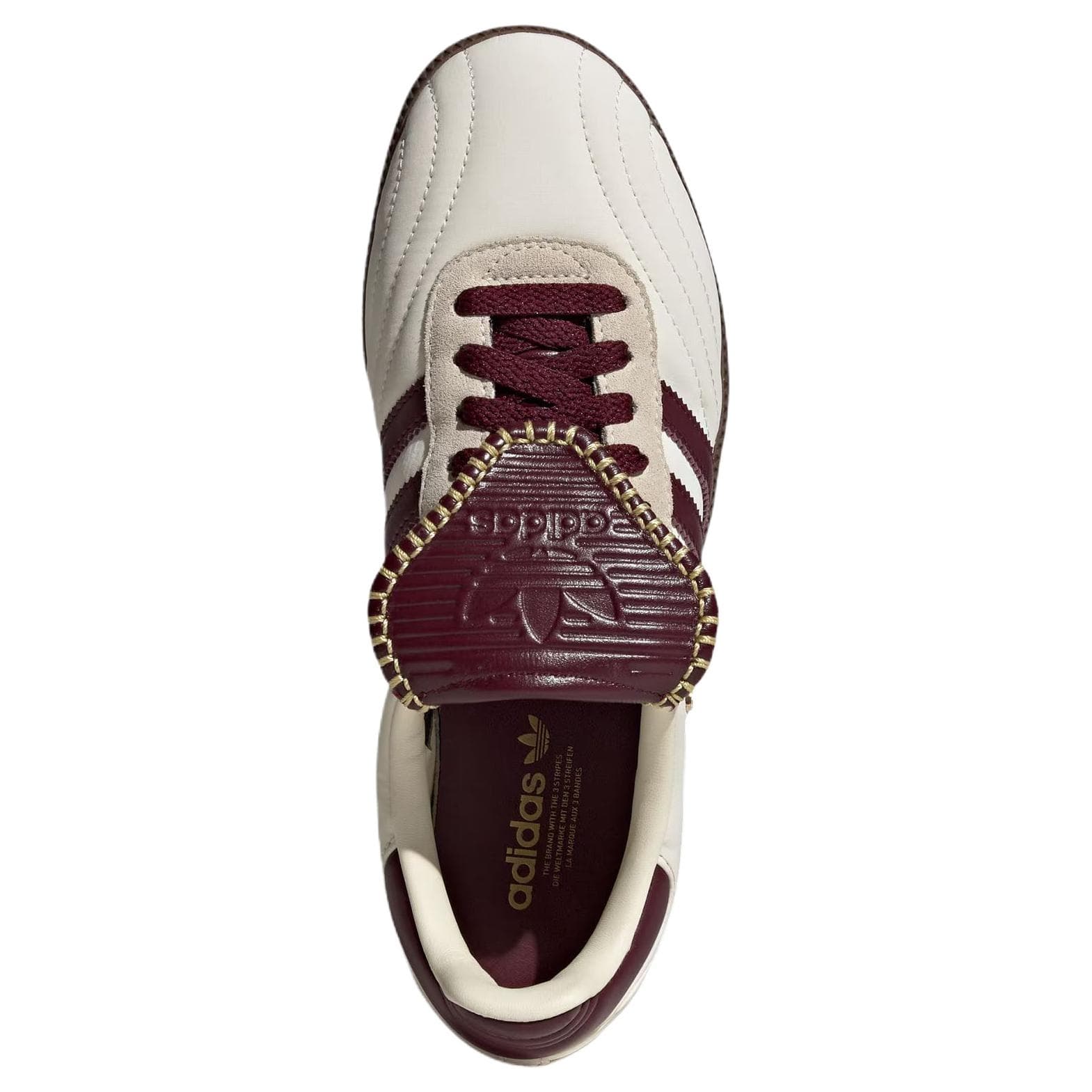 Кроссовки Adidas Originals Samba Скейтборд Обувь Женские Сливочный - изображение 3