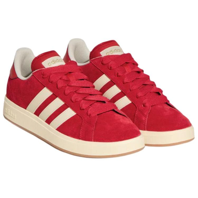Кроссовки Adidas Grand Court Base 00s Устойчивый к истиранию Дышащая Низкая Скейтборд Обувь Унисекс Красная - изображение 3