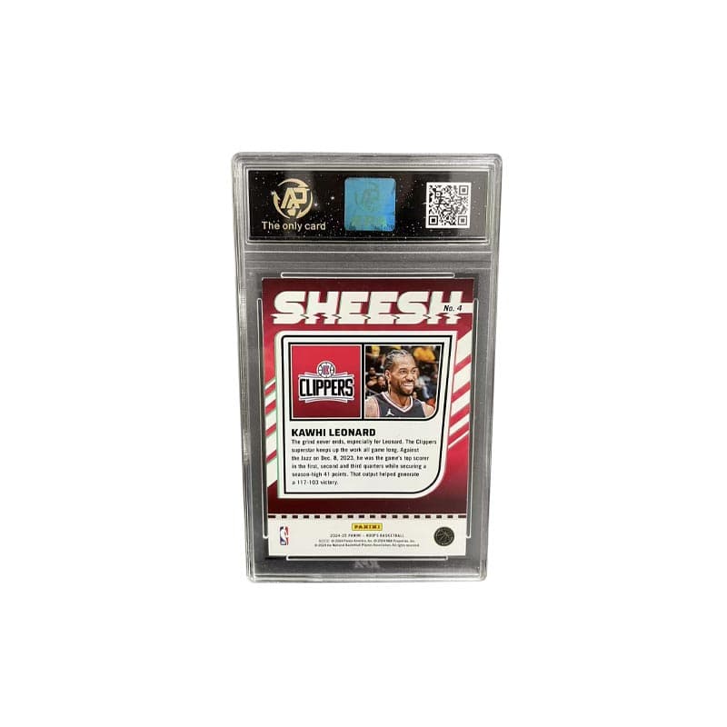 PANINI Hoops Kawhi Leonard Ультразвук PORTER Классическая коллекция Сертифицированные карточки 1 шт - изображение 2