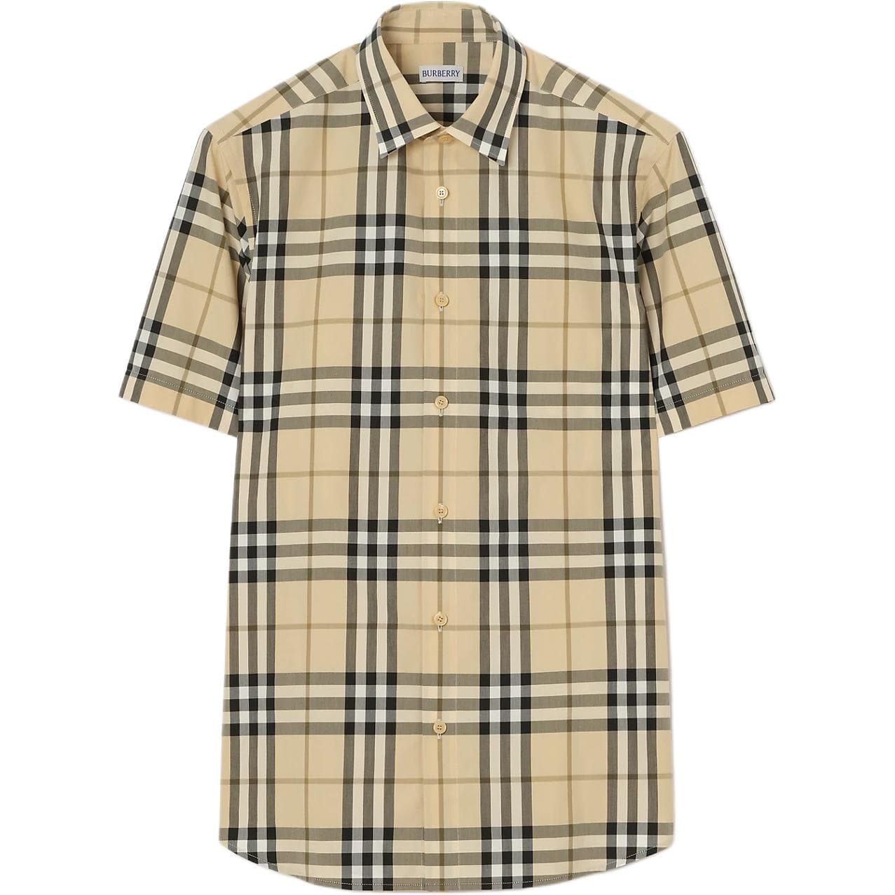 Рубашка Burberry Коричневые Мужские Рубашки - изображение 1