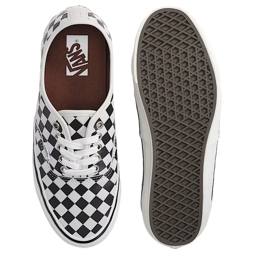 Кроссовки Vans Premium Authentic Low Топ Скейтборд Обувь Унисекс Черный белый - изображение 4