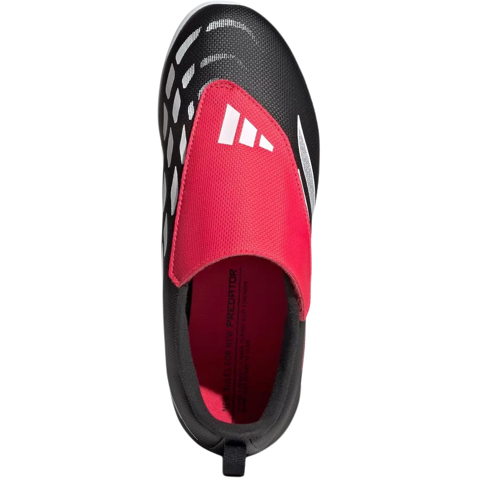Бутсы Adidas Predator CLUB Low Детские футбольные бутсы черного и красного цвета - изображение 5