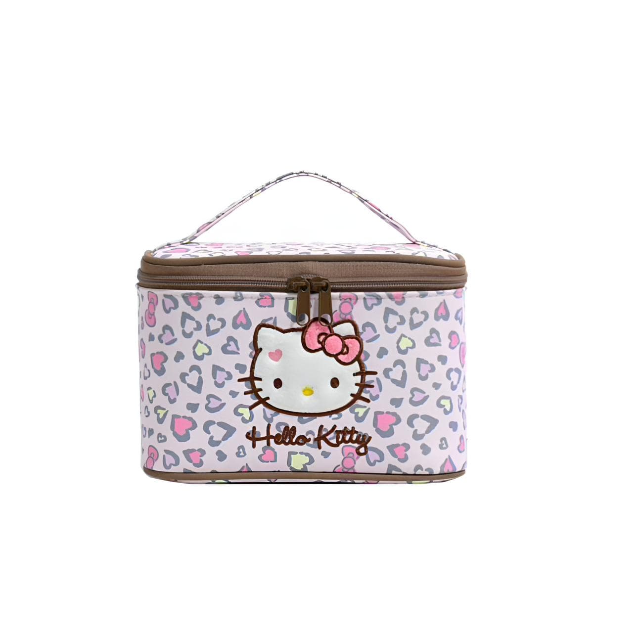 Санрио Hello Kitty Полиэстер Волокно Путешествие Хранение Сумка Женская Леопард С принтом - изображение 1