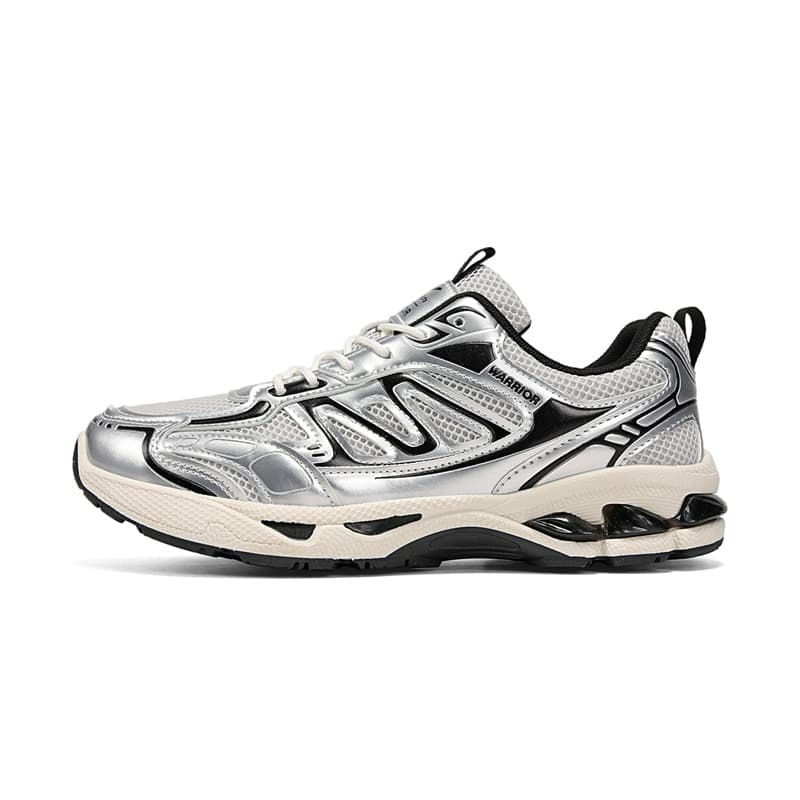 Кроссовки Warrior Low Топ Кроссовки Мужские Светло-Серые Серебряные - изображение 1
