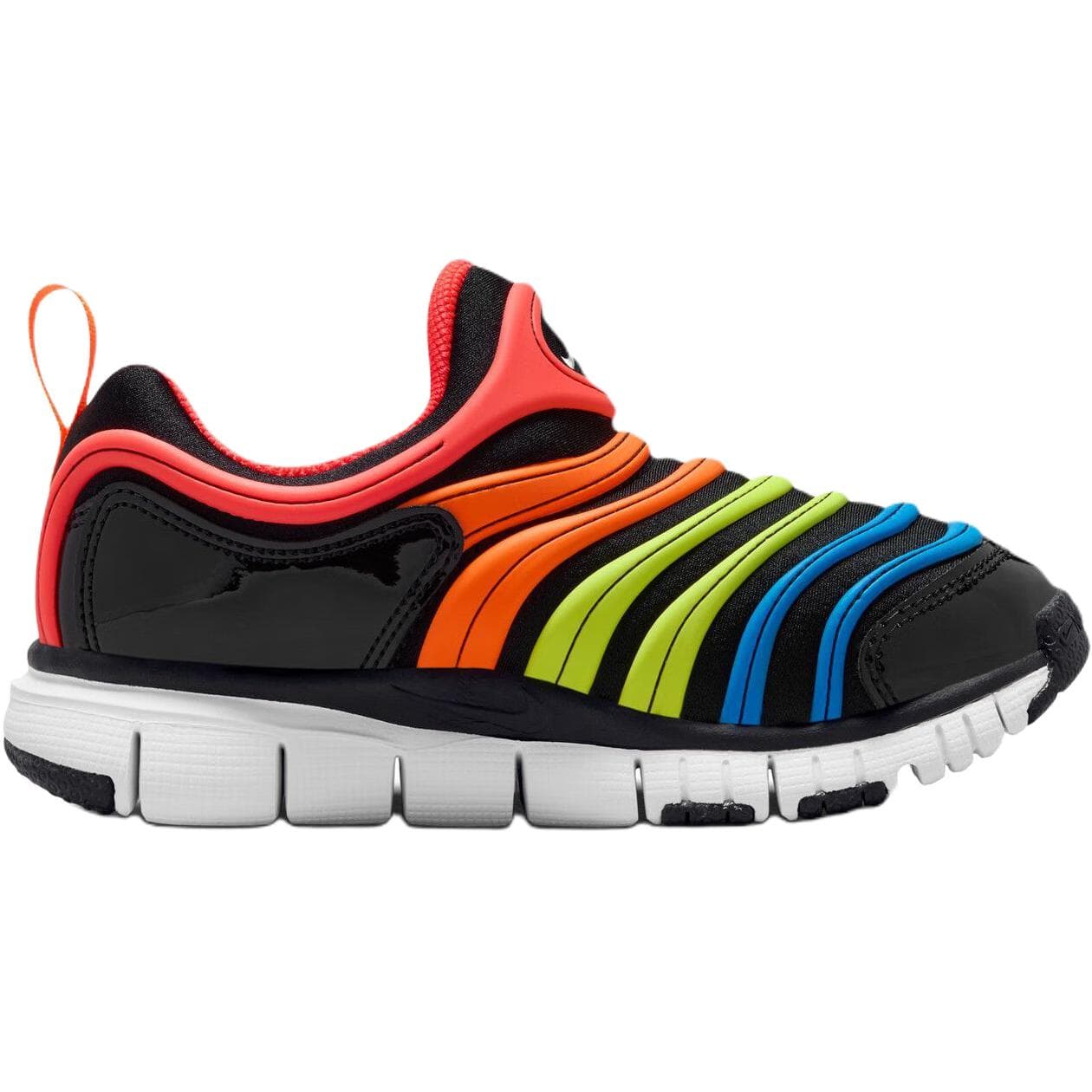Кроссовки Nike Dynamo Free Дышащий Low Топ Kids Lifestyle Shoes Черный и оранжевый Детский - изображение 2