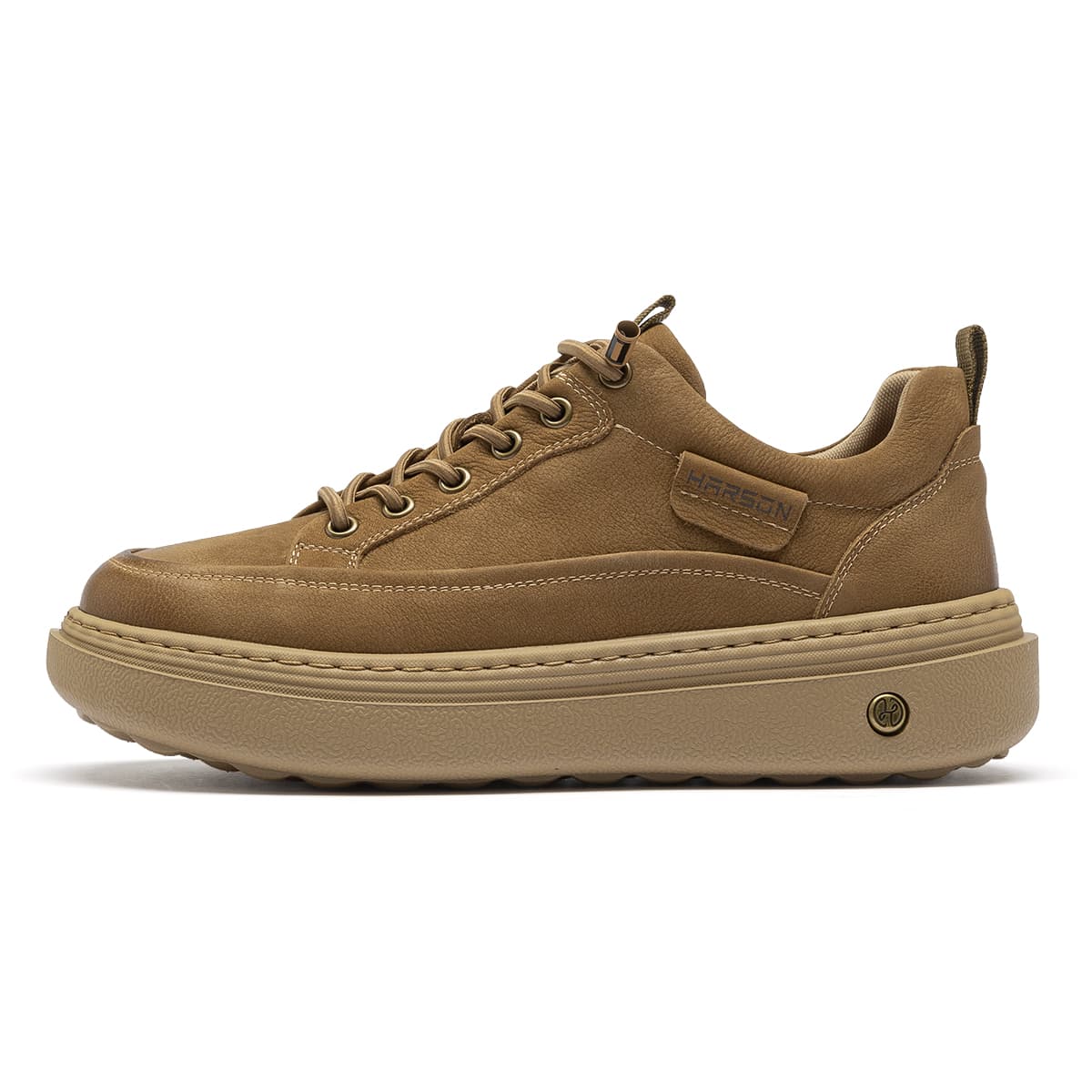 Ботинки HARSON Мужские повседневные туфли Low Top Желтые Мужские - изображение 1