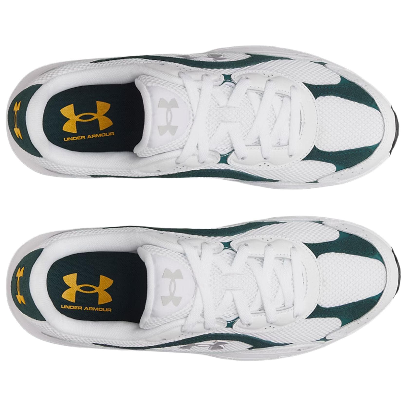 Кроссовки для бега Under Armour Tech Дышащие Беговые Кроссовки Мужские Белые Зеленые - изображение 4