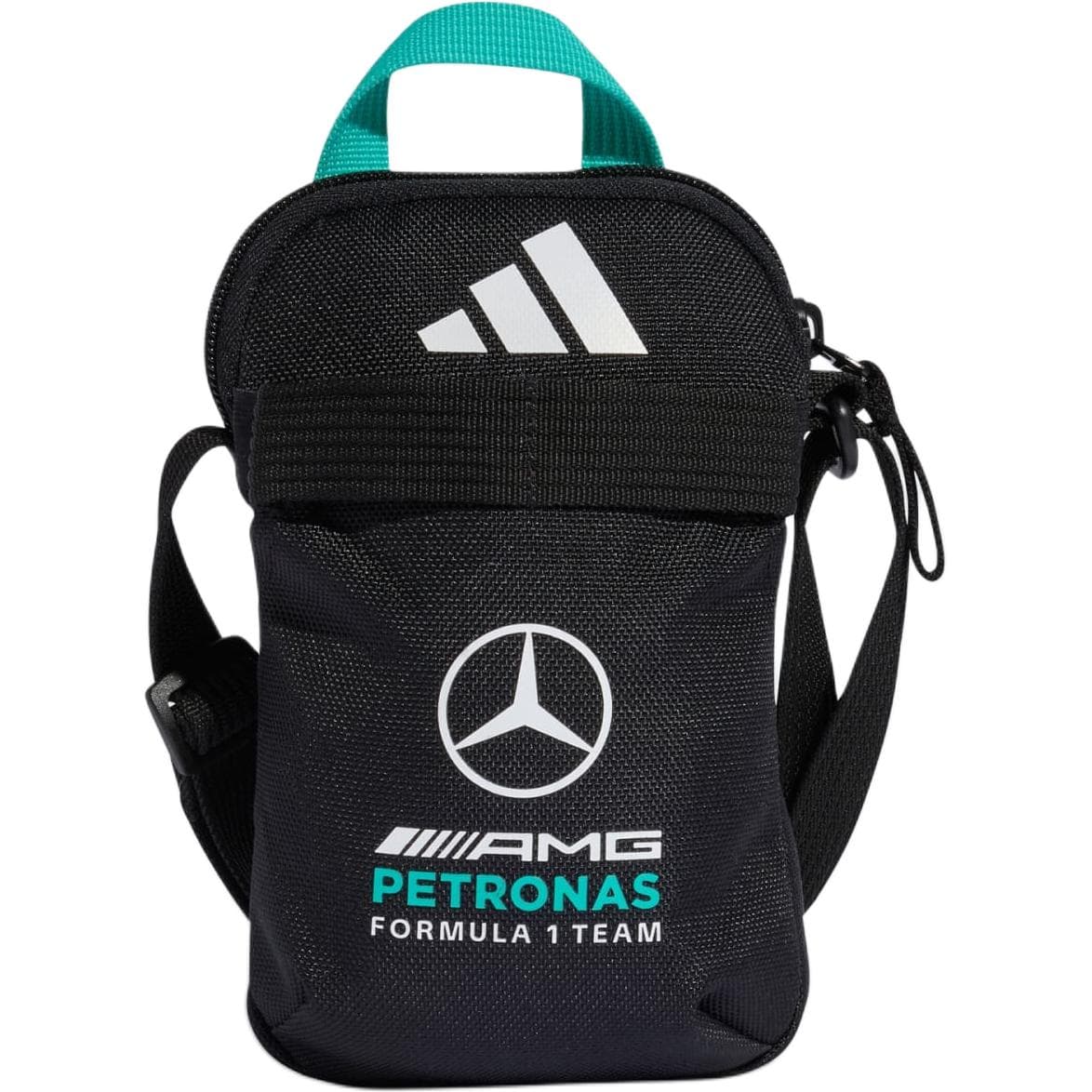 Adidas Mercedes-AMG Молния Полиэфирное волокно Дорожные органайзеры Мужской Черный - изображение 1