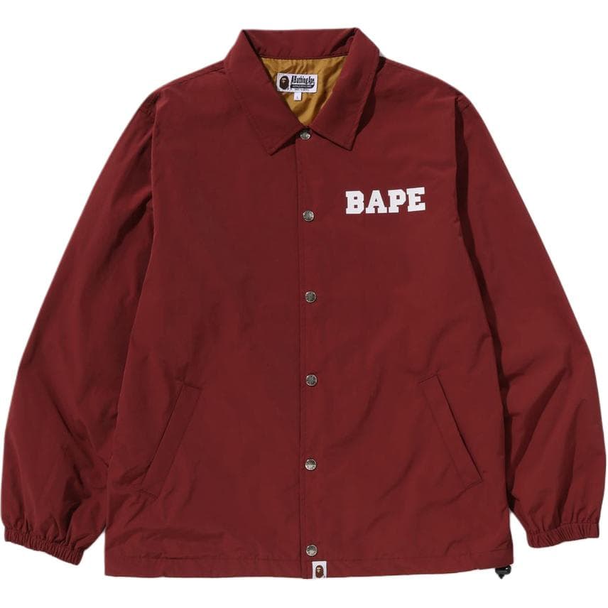 Куртка A BATHING APE COLLEGE COACH JACKET Куртки Пальто Мужской - изображение 4