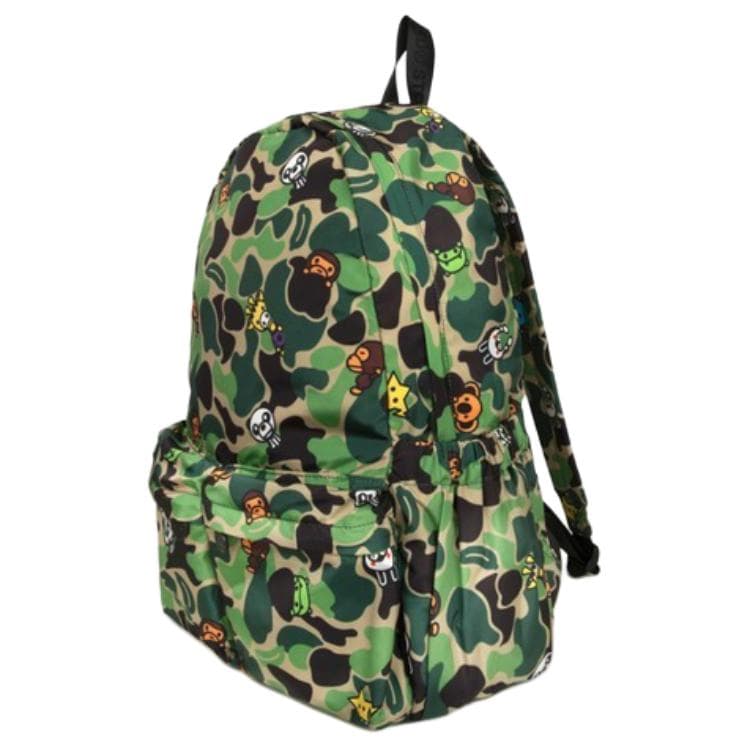 Рюкзак A BATHING APE Полиэстеровый рюкзак большой унисекс зеленый - изображение 2