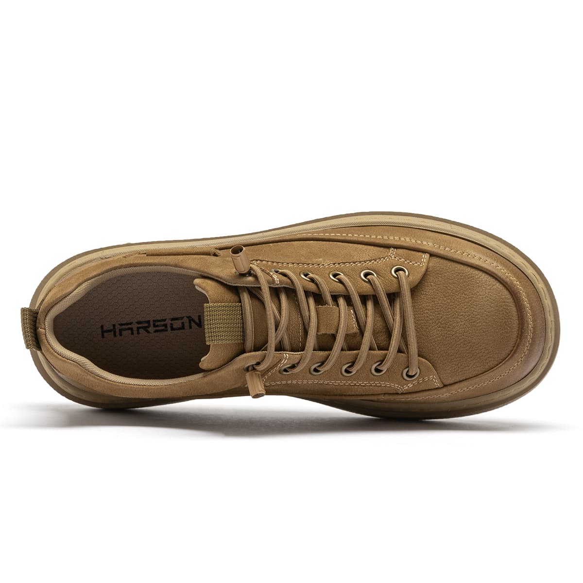 Ботинки HARSON Мужские повседневные туфли Low Top Желтые Мужские - изображение 3