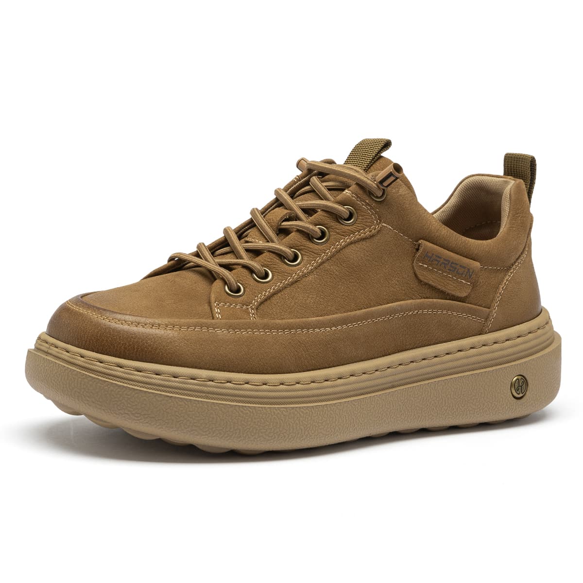 Ботинки HARSON Мужские повседневные туфли Low Top Желтые Мужские - изображение 2