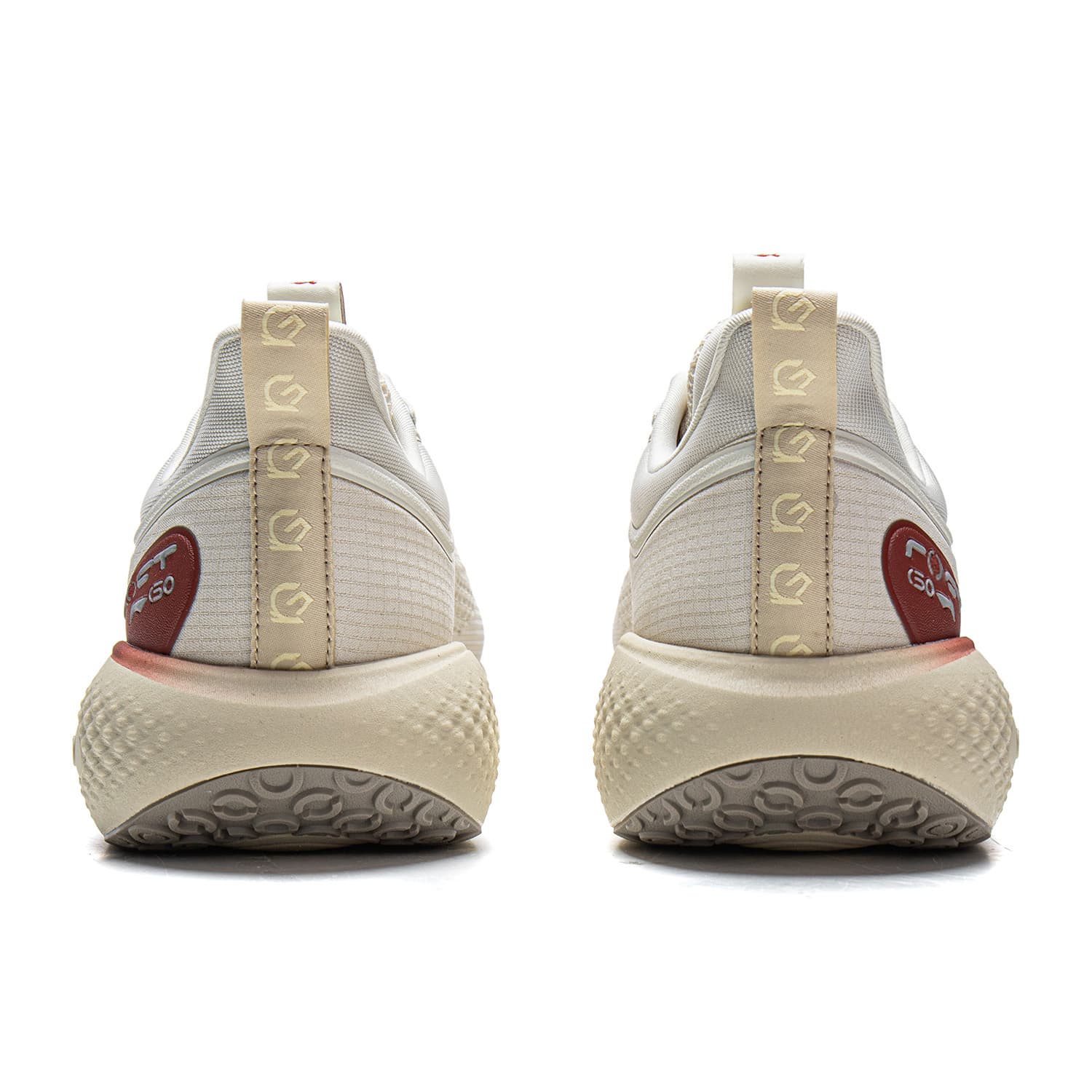 Кроссовки Li-Ning SOFT GO 3 CNY Винтаж Универсальный Модный тренд Классический Увеличение роста Лоу-топы Повседневный Мужской Бело-серый - изображение 6