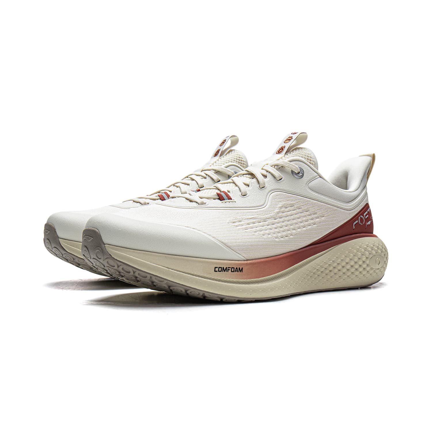Кроссовки Li-Ning SOFT GO 3 CNY Винтаж Универсальный Модный тренд Классический Увеличение роста Лоу-топы Повседневный Мужской Бело-серый - изображение 3
