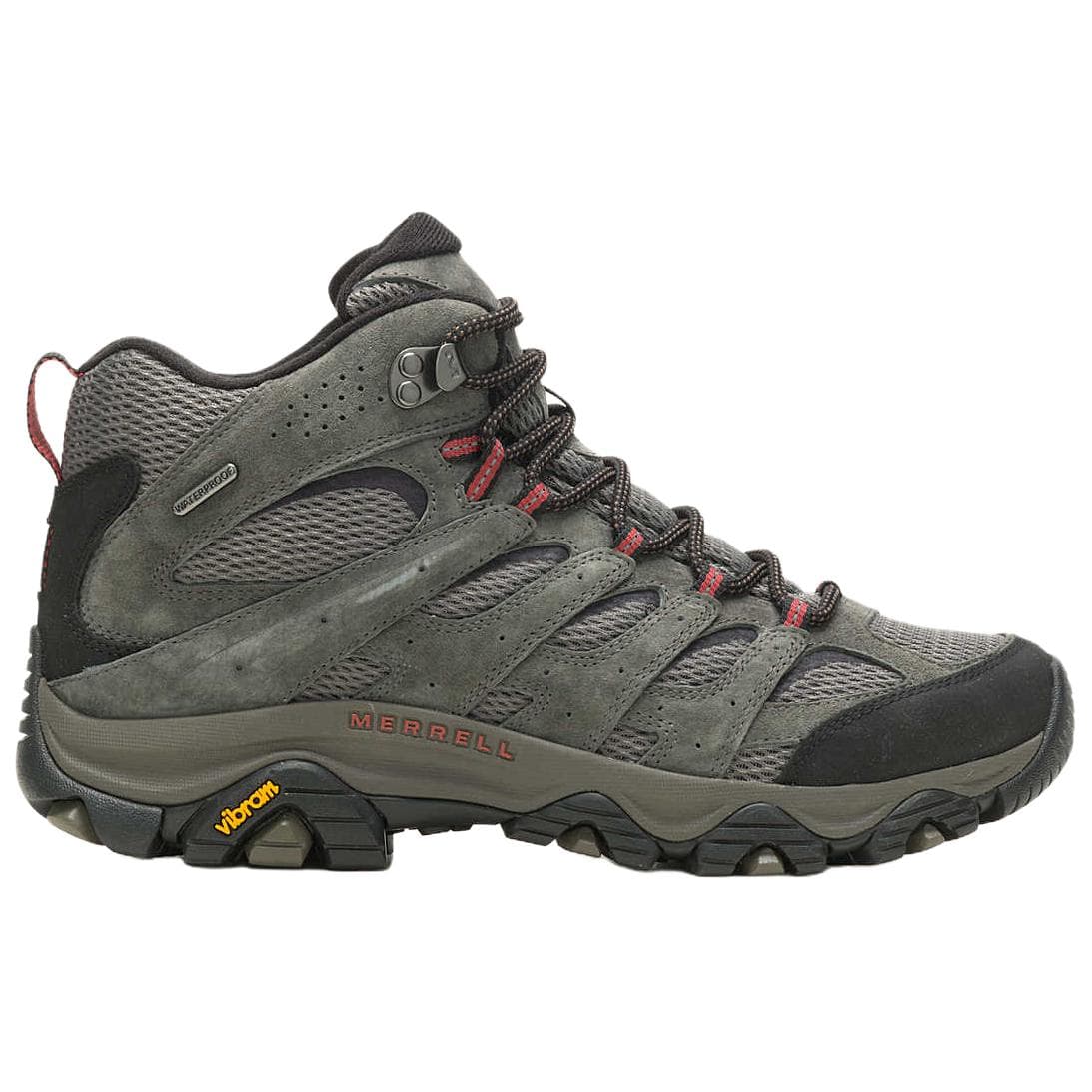 Кроссовки MERRELL MOAB 3 MID Альпинистские и туристические ботинки для мужчин серый зеленый - изображение 2