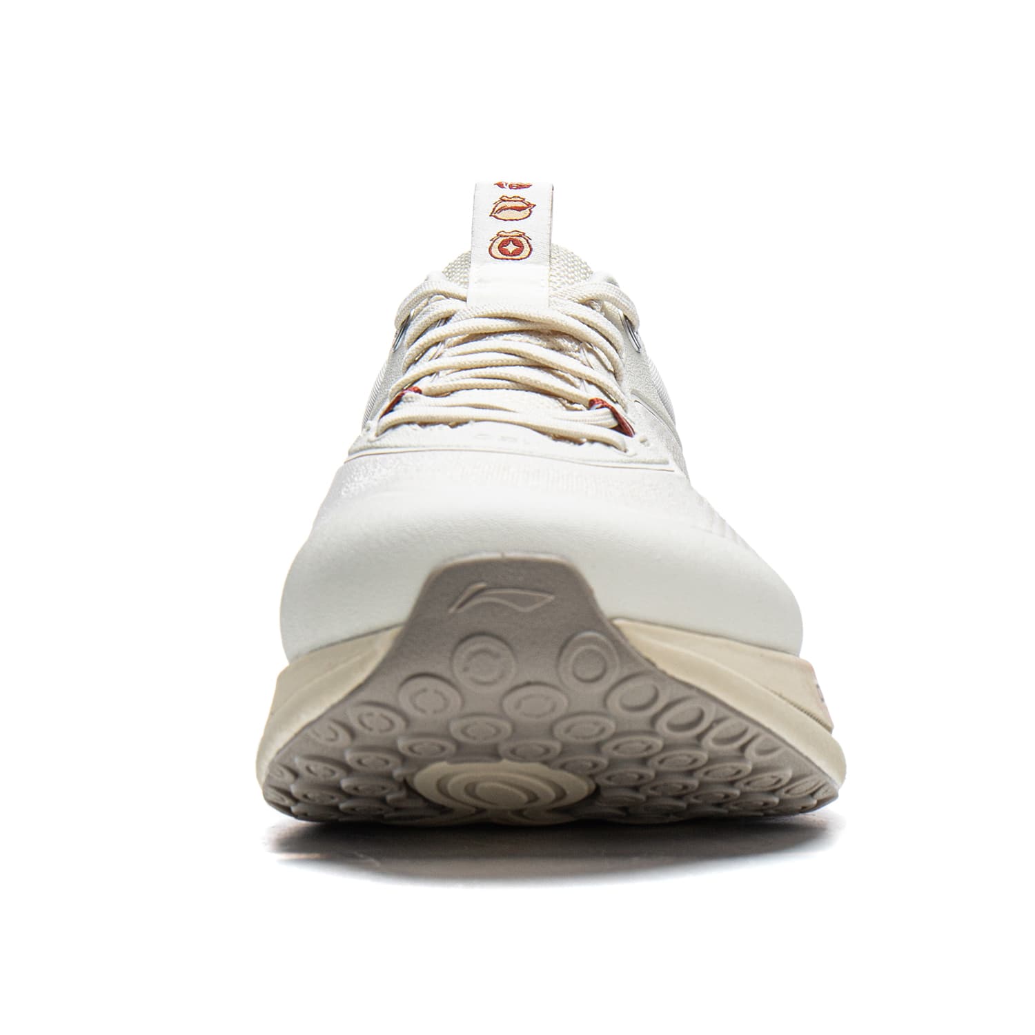 Кроссовки Li-Ning SOFT GO 3 CNY Винтаж Универсальный Модный тренд Классический Увеличение роста Лоу-топы Повседневный Мужской Бело-серый - изображение 5