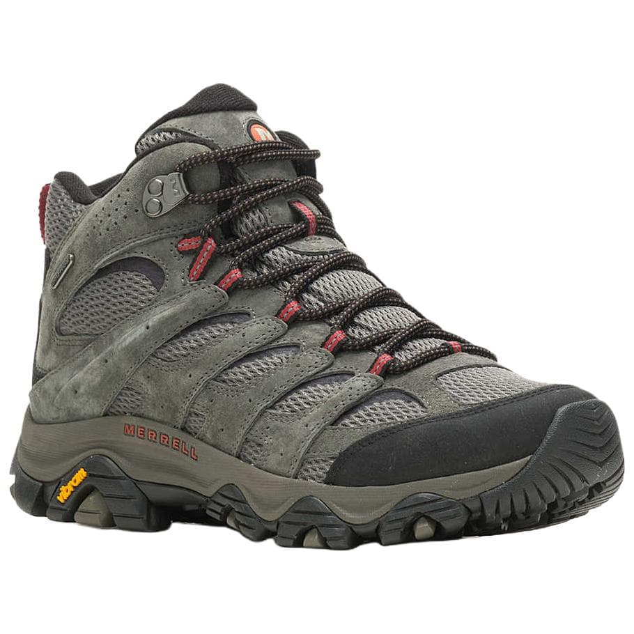 Кроссовки MERRELL MOAB 3 MID Альпинистские и туристические ботинки для мужчин серый зеленый - изображение 3