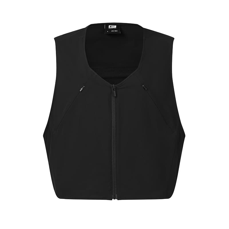 Жилет FILA Urban Explore Ткани вязаные Жилет Мужской Темно-черный - изображение 3