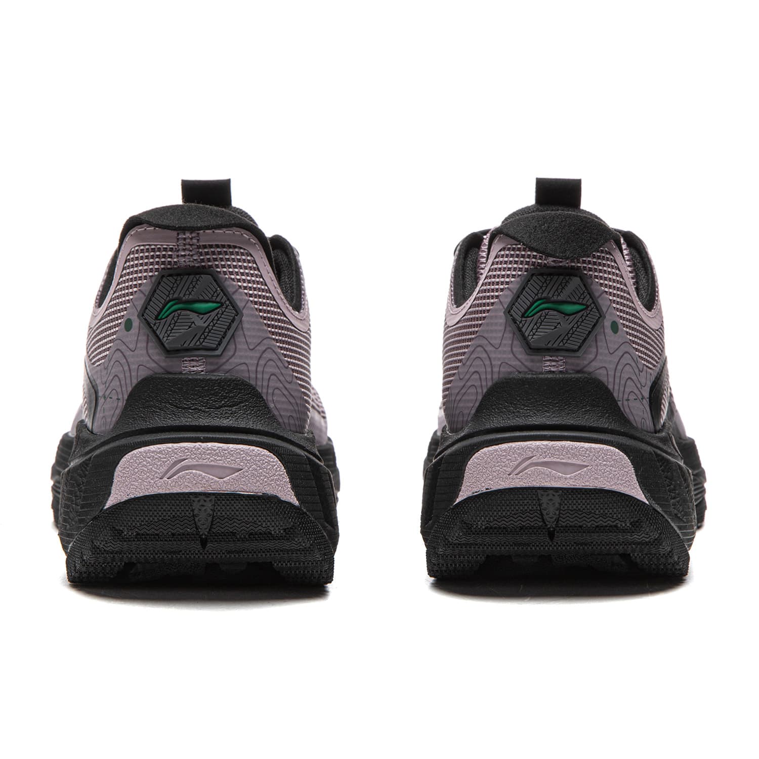 Кроссовки для бега Li NING Zhuye V2 Амортизация Oтскок Low Top Trail Беговые кроссовки Женские Фиолетовый - изображение 6