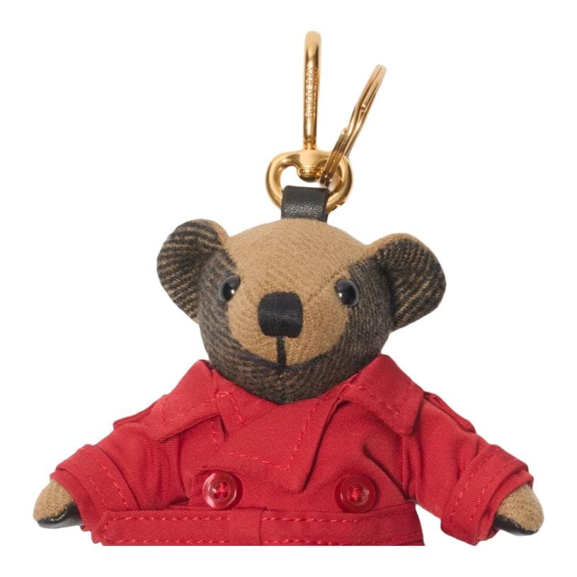 Сумка Burberry Thomas Bear Год Коза Новогодняя Коллекция Праздничная Плюшевая Сумка с Рисунком Кольца Аксессуар - изображение 4
