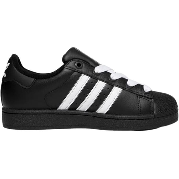 Кроссовки Adidas Originals Superstar кожаные низкие детские повседневные кроссовки черно-белые - изображение 2