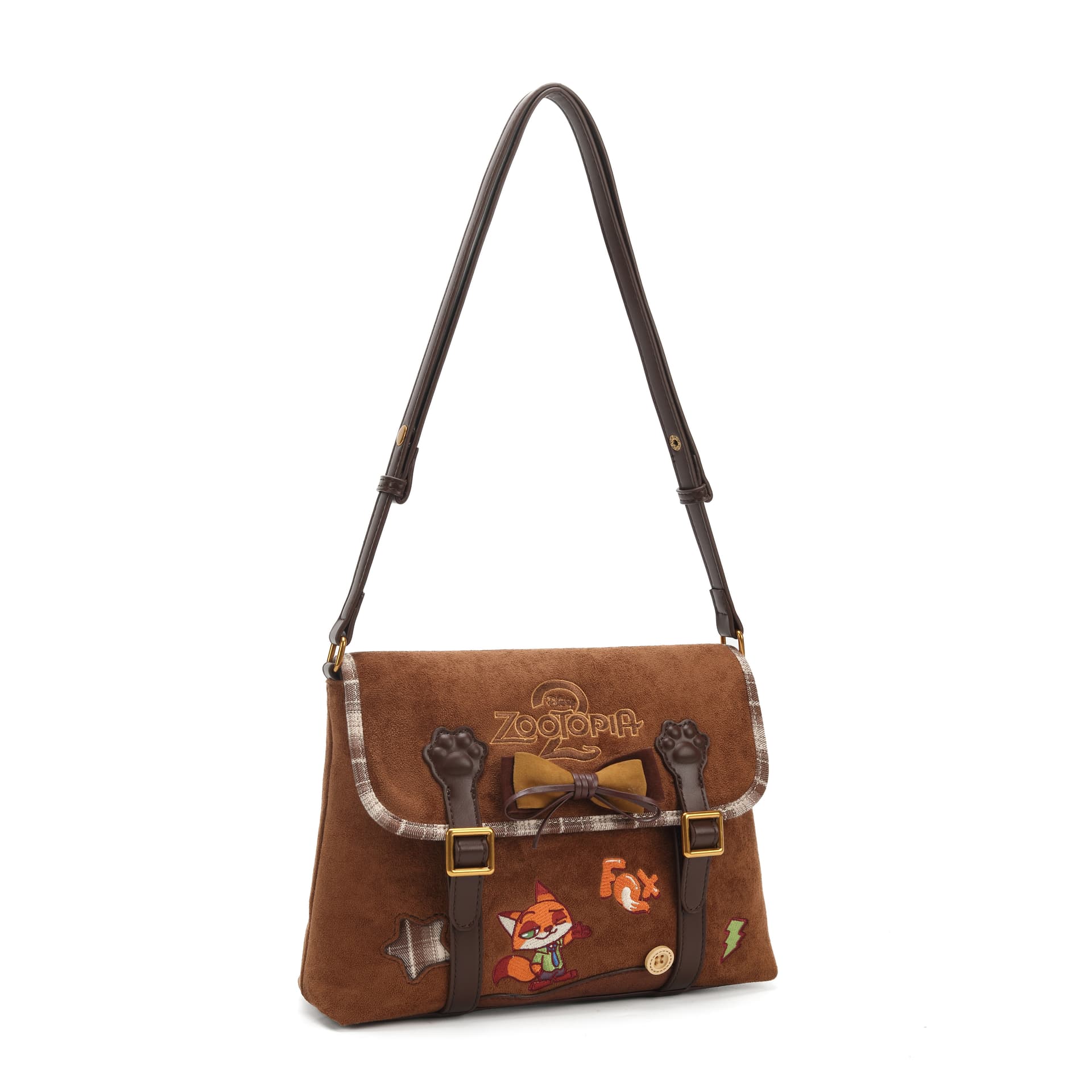 Мини-сумка Disney Zootopia Collection Ткань Сумка на плечо Обычный (стандартный) Женские Коричневый - изображение 2