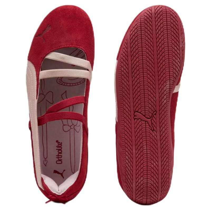 PUMA Speedcat Mary Jane Женские Туфли Красно-розовые - изображение 4
