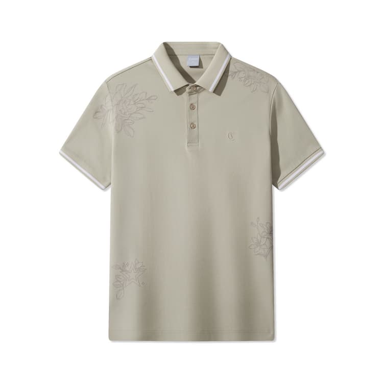 Поло Cabbeen Абрикос (Casual Versatile) Мужская Поло - изображение 1
