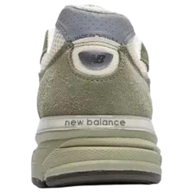 Кроссовки для бега New Balance NB 990 V4 Дышащие Низкие Повседневные Беговые Кроссовки Унисекс Зеленые - изображение 4