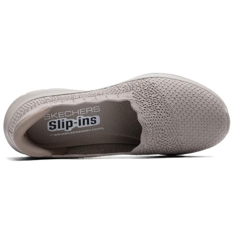 Тапочки Skechers Slip ins Женские повседневные туфли Женские Тауповый - изображение 3