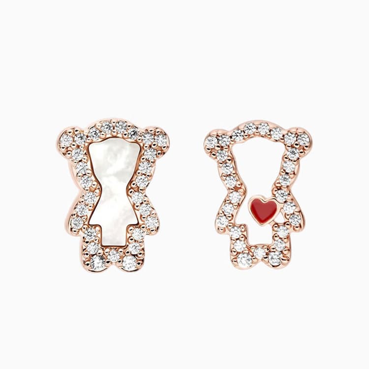 Серьги EMPORIO ARMANI Нержавеющая сталь Синтетический кубический цирконий Серьги-гвоздики Женские - изображение 3