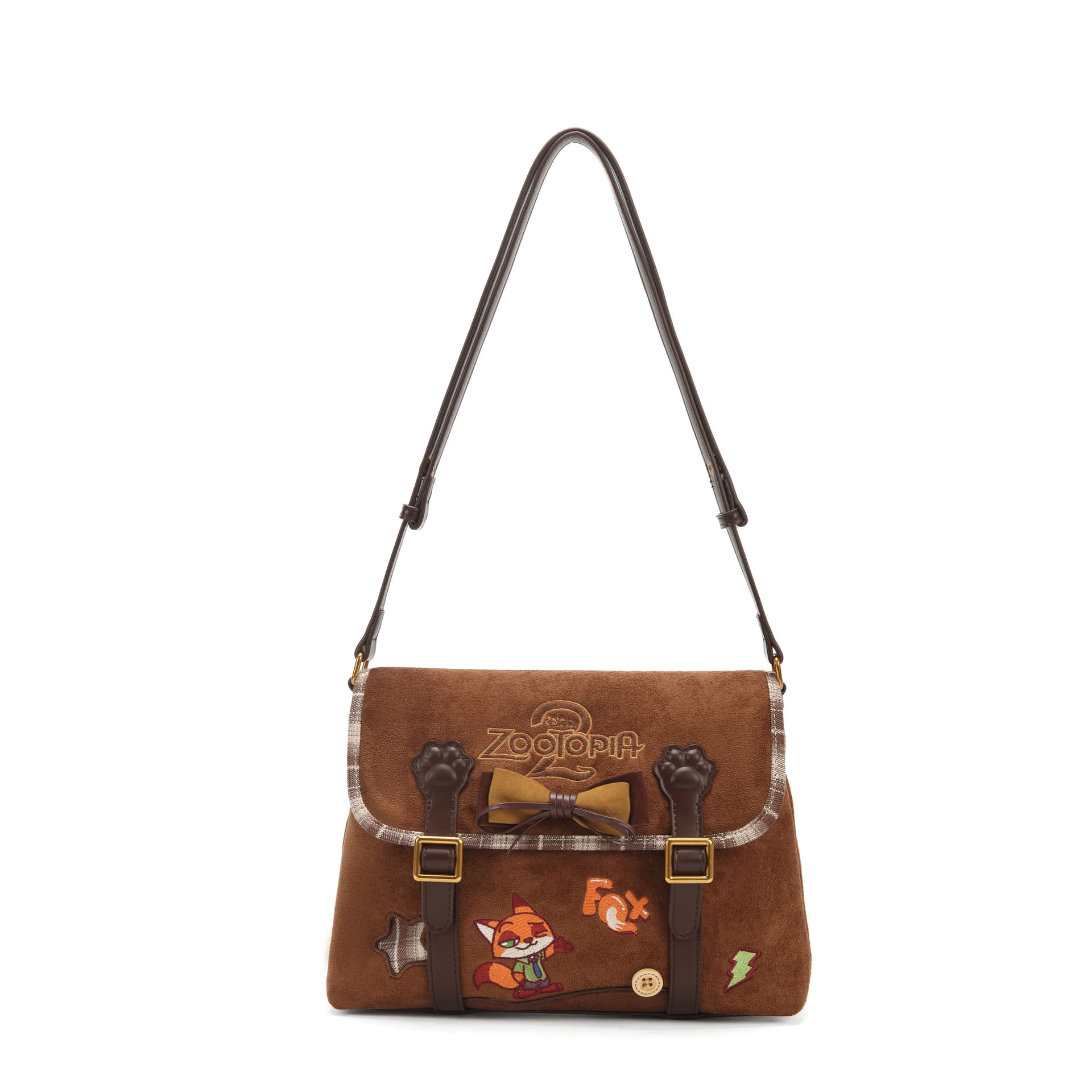Мини-сумка Disney Zootopia Collection Ткань Сумка на плечо Обычный (стандартный) Женские Коричневый - изображение 1
