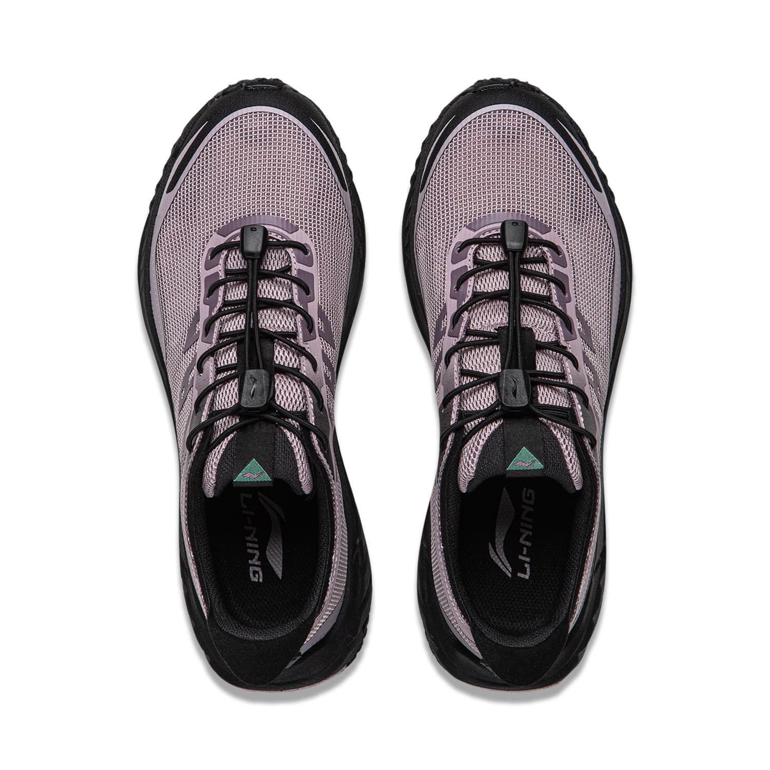 Кроссовки для бега Li NING Zhuye V2 Амортизация Oтскок Low Top Trail Беговые кроссовки Женские Фиолетовый - изображение 4
