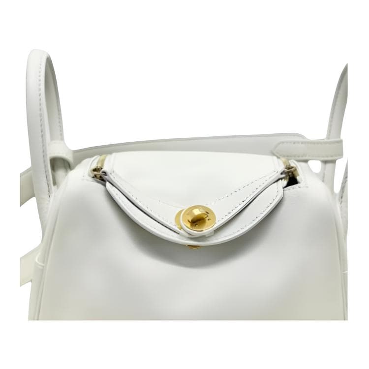 Сумка HERMES Lindy 19 Swift 19 01 Blanc - изображение 3
