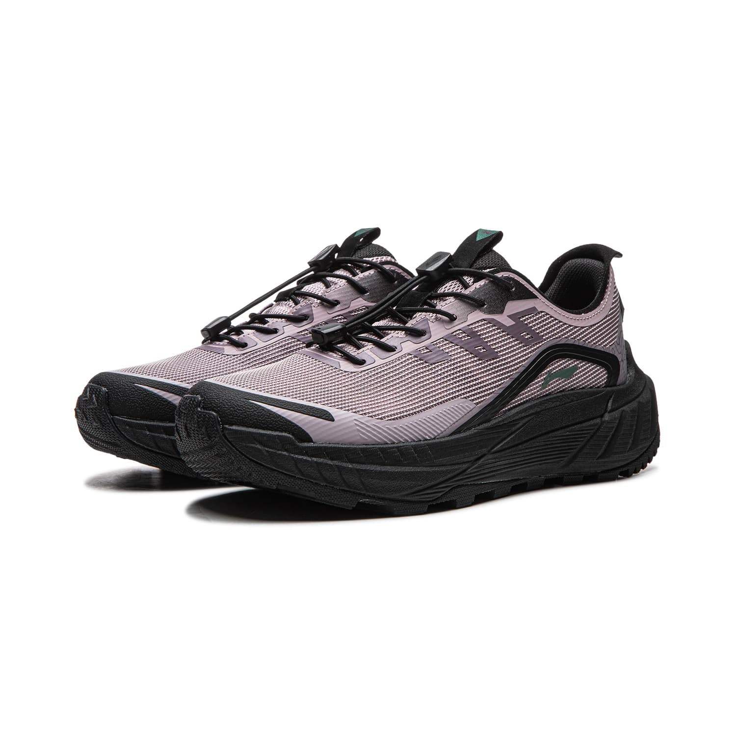 Кроссовки для бега Li NING Zhuye V2 Амортизация Oтскок Low Top Trail Беговые кроссовки Женские Фиолетовый - изображение 3