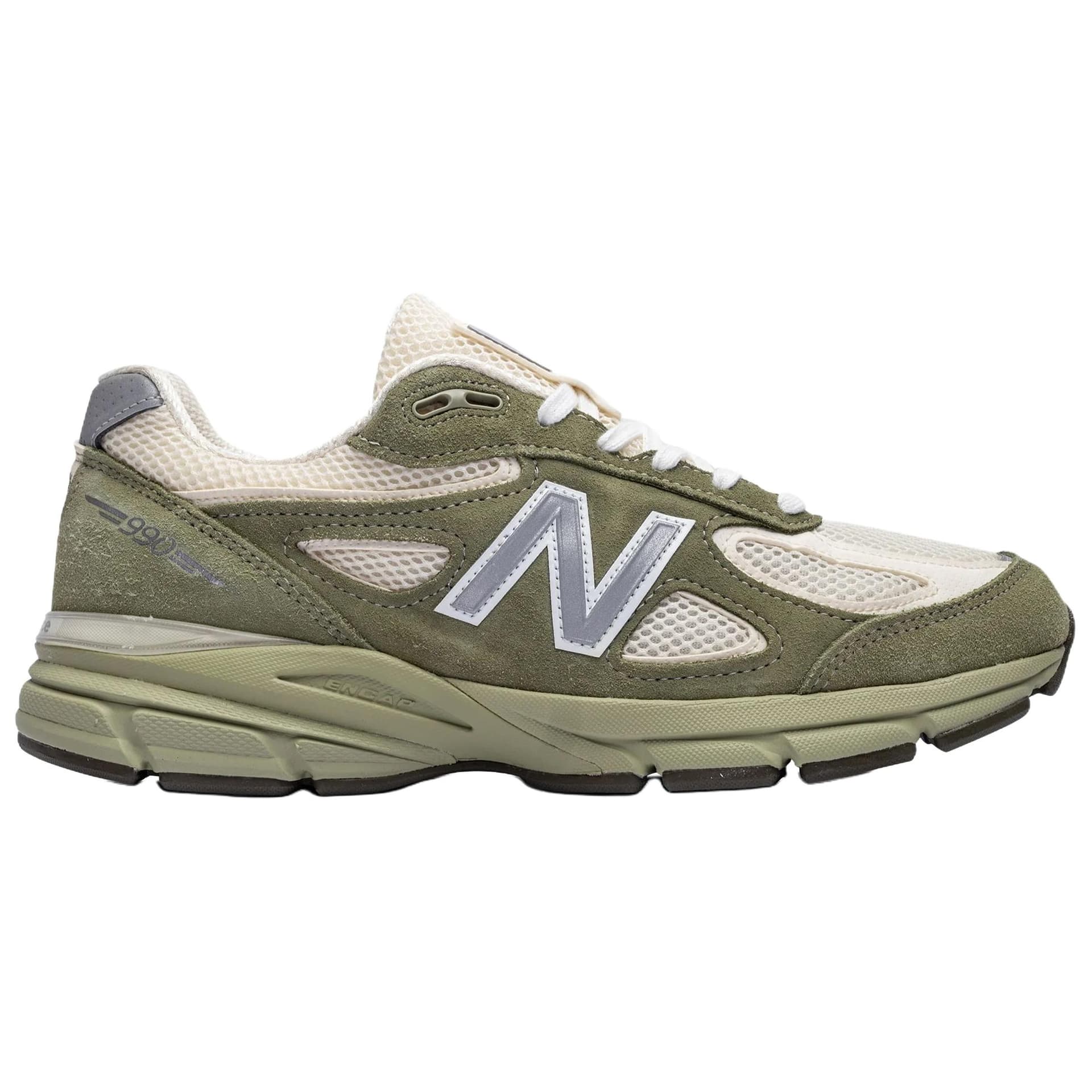 Кроссовки для бега New Balance NB 990 V4 Дышащие Низкие Повседневные Беговые Кроссовки Унисекс Зеленые - изображение 2