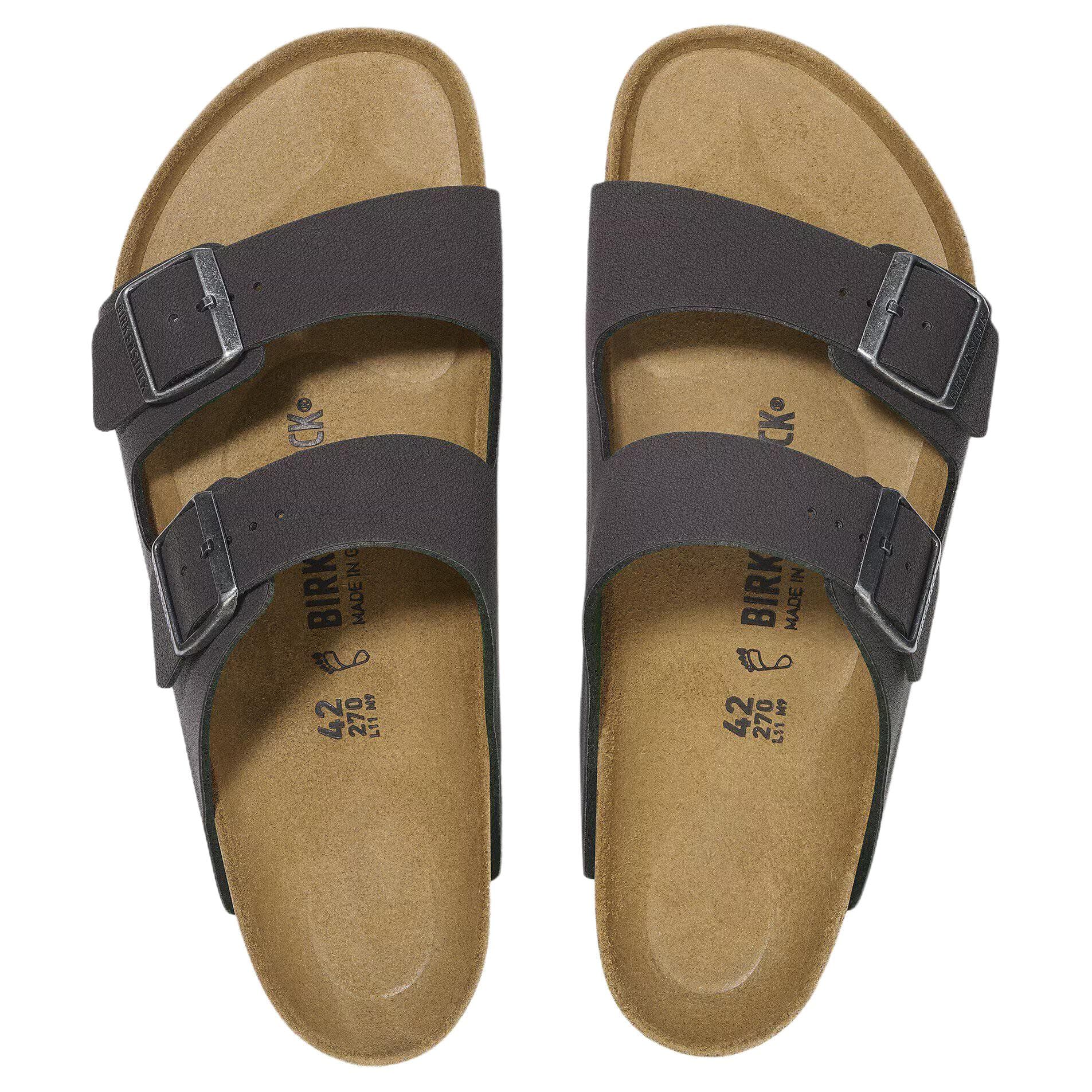 Сандалии Биркенсток Arizona EVA Обувь Birkenstock Унисекс Серый Узкая версия - изображение 4