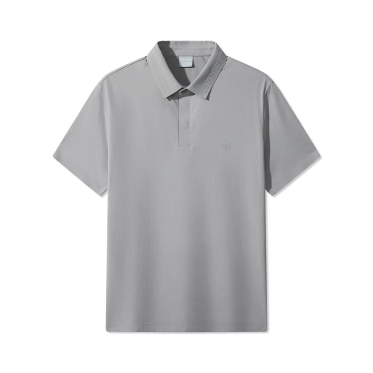 Поло Cabbeen Light Gray (Casual Versatile) Men's Polo Каббин Светло-Серый (Повседневный Универсальный) Мужская Поло - изображение 1
