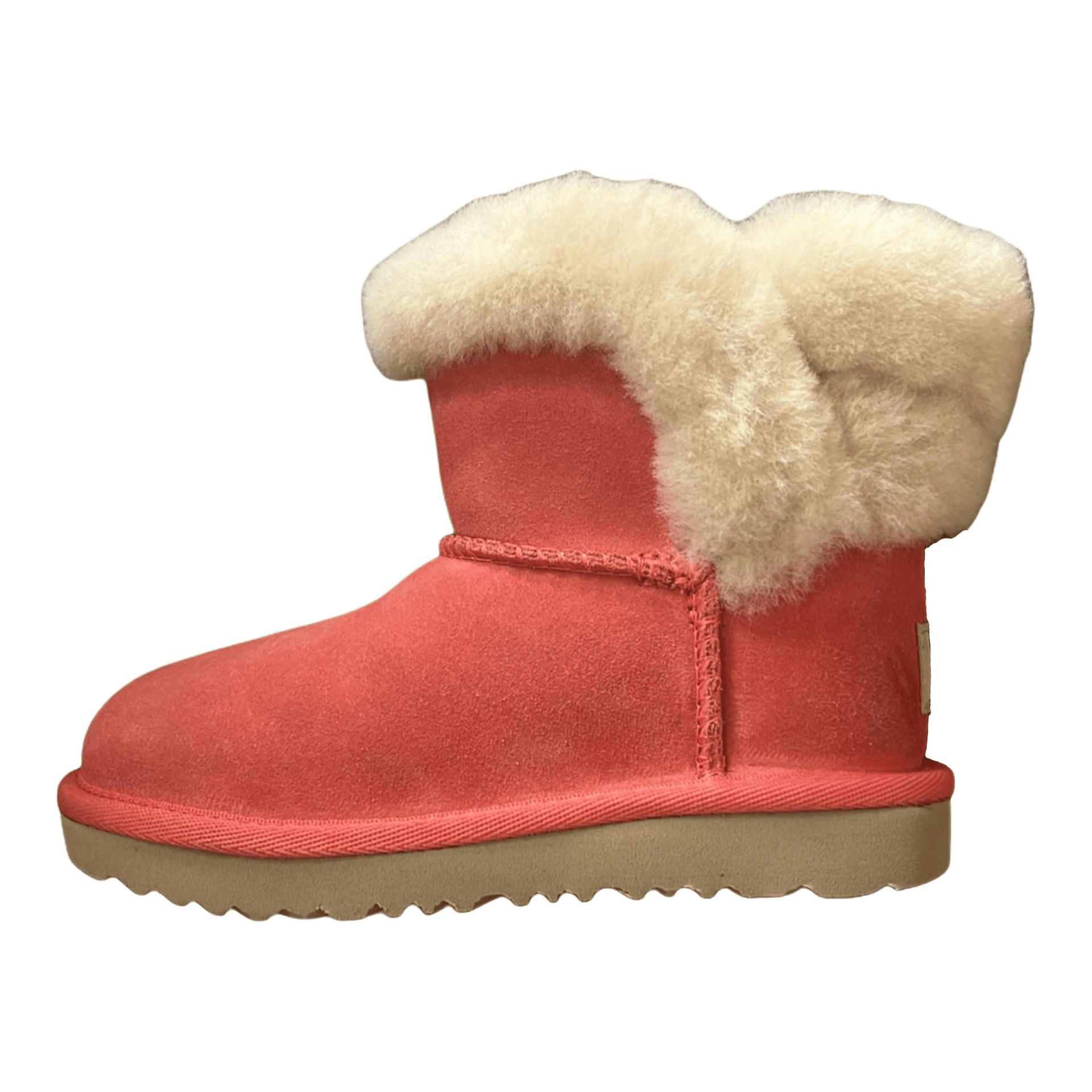 Кроссовки UGG Saniya Высокие детские ботинки красный цвет для малышей - изображение 1