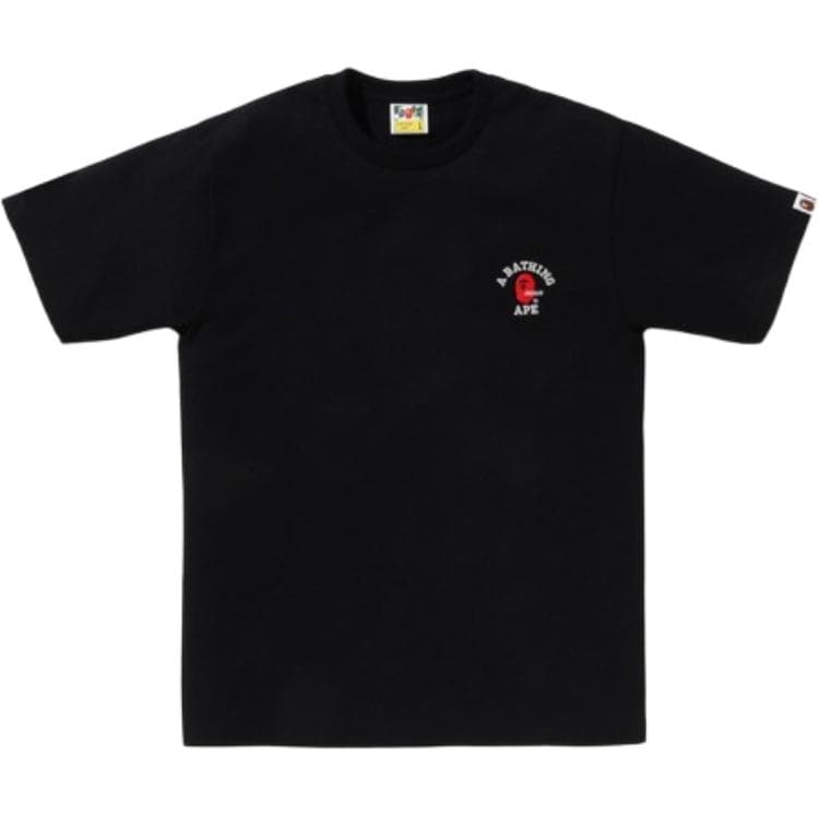 Футболка A BATHING APE COLLEGE One POINT Вышивка Футболка Унисекс - изображение 1