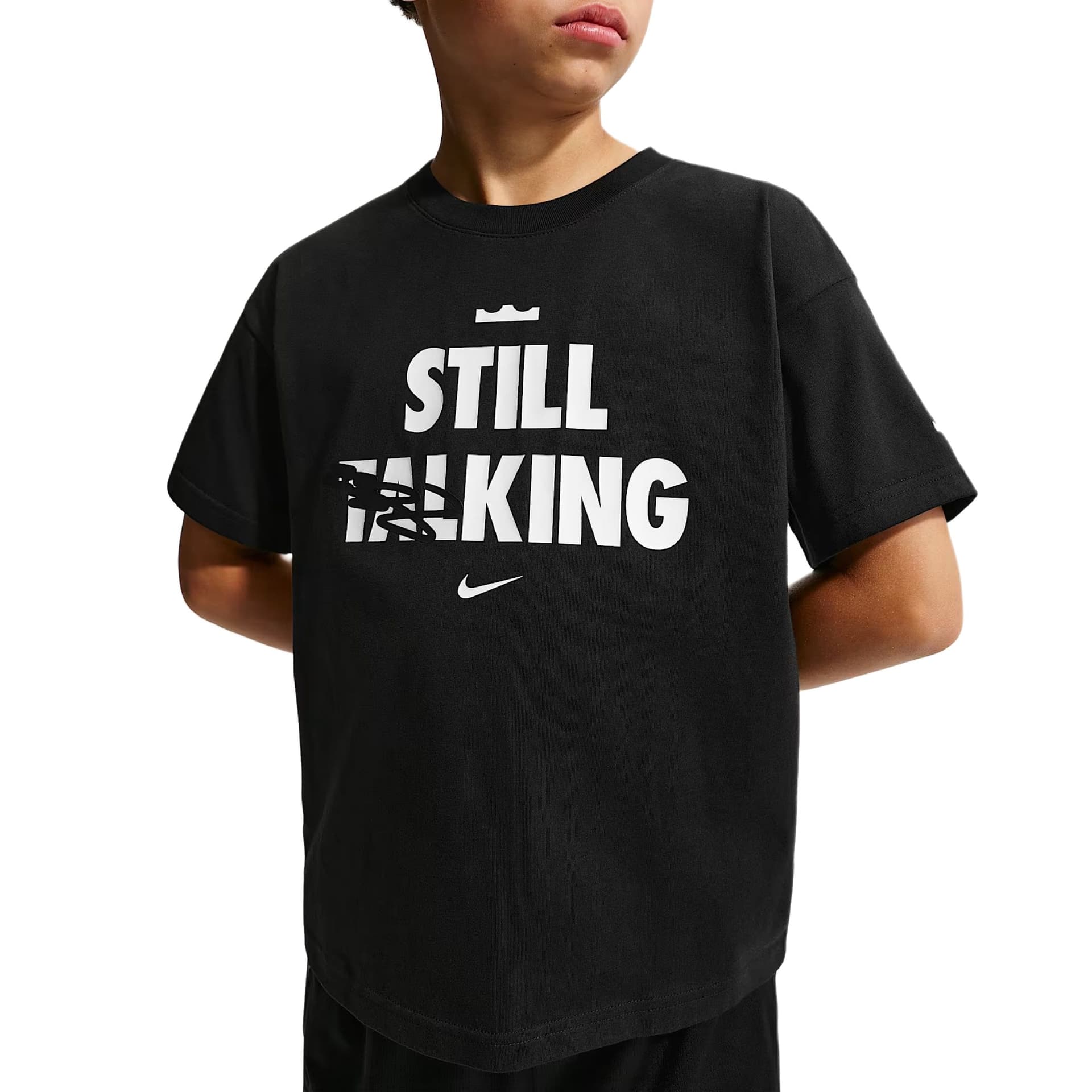Футболка Nike T-рубашка LeBron SHUT UP и DRIBBLE для детей - изображение 1